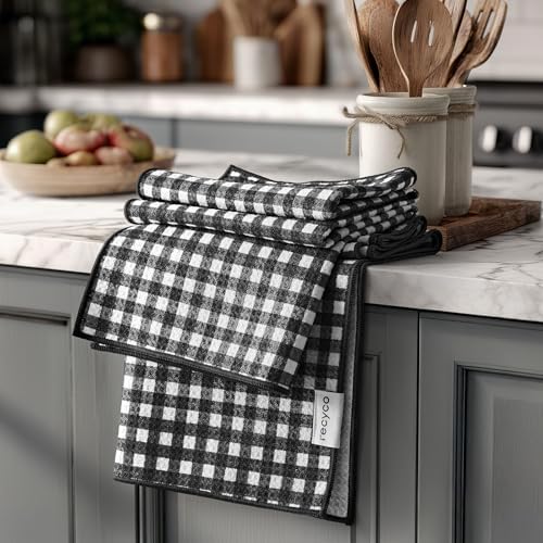RECYCO Waffle Kitchen Towel Set of 2 by RECYCOHOMECOLLECTION