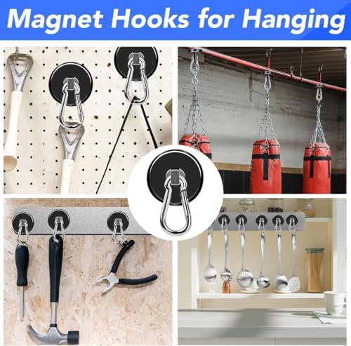 LOVIMAG Magnetic Hooks 200 LBS Strong Magnets Cruise 2Pack Magnet - Image 6