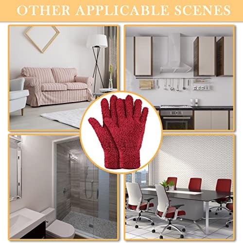 Patelai 3 Pairs Microfiber Dusting Gloves - Image 7