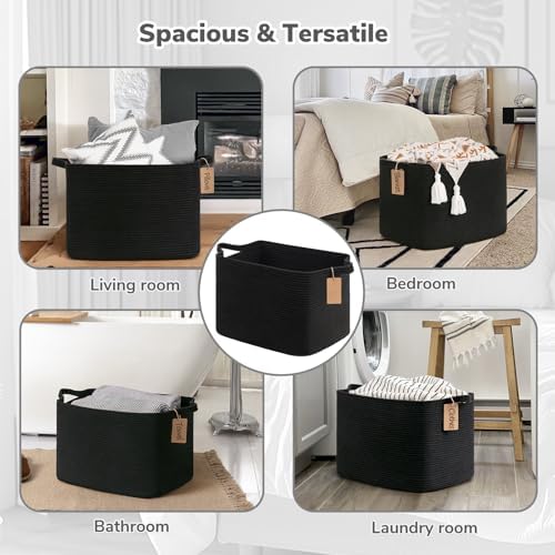 Goodpick 50L Large Woven Rope Storage Basket - Image 6