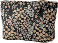 Flowers Makeup Bag for Women, Large Embroidery Zipper Cosmetic Bags by SxoSyo