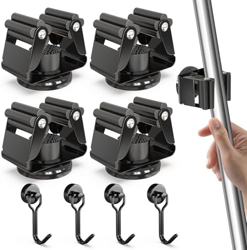 3-H 4 Pack Magnetic Broom Holder by 3-H