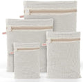 MADIKA 100% Cotton Mesh Laundry Bags, Organic Cotton Laundry bags, No Dye by madika