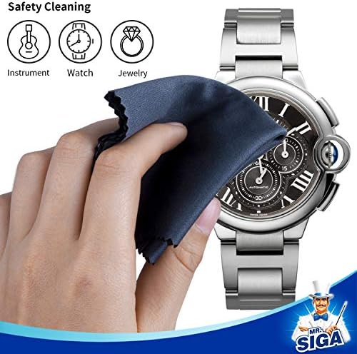 MR.SIGA Microfiber Glasses Cleaning Cloth, Spectacle Cleaner Cloth, 6 Pack - Image 5