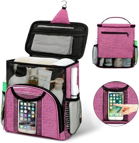 Attmu Portable Shower Caddy College Tote Bag, Quick Dry Hanging Toiletry Bag by Attmu