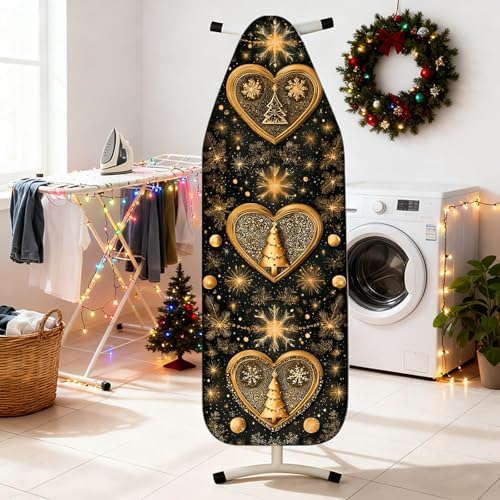 Nuxovilar Golden Heart Trees Ironing Board Cover 15x54 Polyester - Image 2