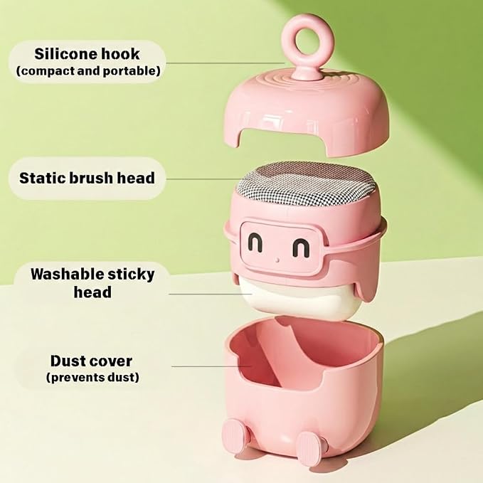 Reusable Mini Travel Lint-Roller, Extra Sticky Lint Rollers - Image 2