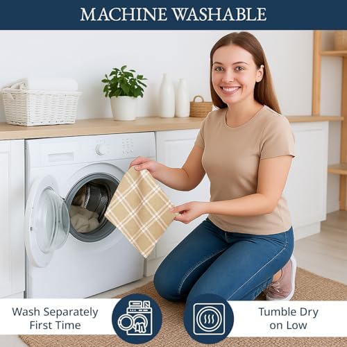 LANE LINEN Cotton Kitchen Towels Set, Quick-Drying, Premium Dish Towels - Image 6