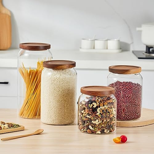 Sweejar Glass Jars for Laundry Room Organization, 90 ounce Laundry Pods - Image 6