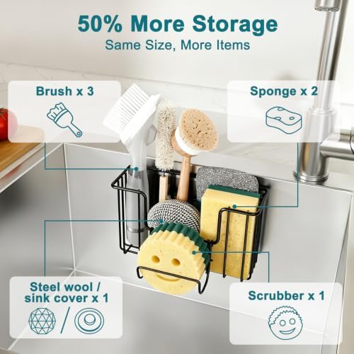 Fikoksol Sponge Holder for Kitchen Inside Sink Hanging - Image 3