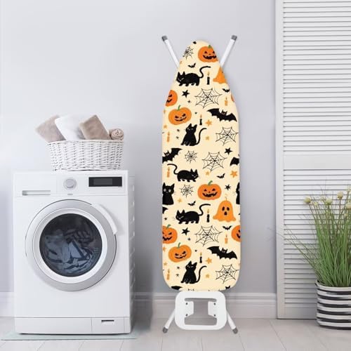 Ironing Board Cover Halloween Black Cat Pumpkin Thick Table Top Ironing Board - Image 3