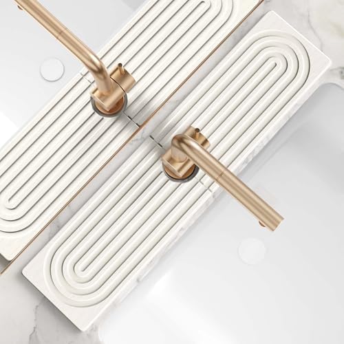 Large Faucet Mat for Kitchen Sink by eormoe