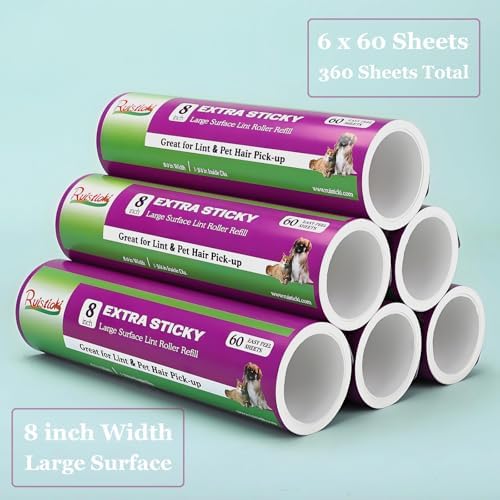 8 inch Large Lint Roller Refills Compatible - Image 2