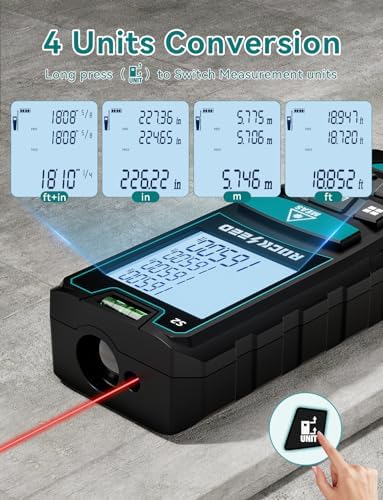 Laser Measure, RockSeed Digital Laser Distance Meter - Image 4