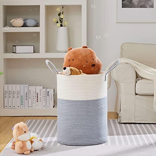 VIPOSCO 100L Extra Large Woven Laundry Basket Hamper - Image 2