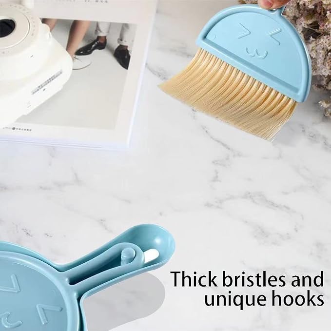 3 Packs of Mini Little Broom and Dustpan, Small Dustpan and Brush Set, Kids - Image 3