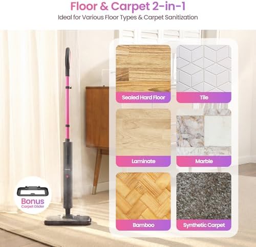 Schenley Lightweight Steam Mop for Hardwood Floor Cleaning - Image 6