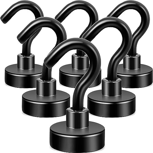 Neosmuk Magnetic Hooks for Cruise Cabins, 30lb Heavy Duty, 6 Pack by Neosmuk