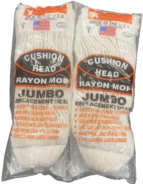 Jumbo Rayon Replacement Mop Head 2-Pack by Unknown