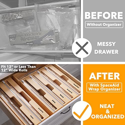 SpaceAid WrapNeat 4 in 1 Wrap Organizer - Image 2