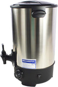 INTBUYING Stainless Steel Large Capacity Commercial 110V Hot Water Dispense Boiler Instant Boiling Machine Heater Electric Kettle Temperature Control for Coffee Tea with Faucet Tap-15.4L