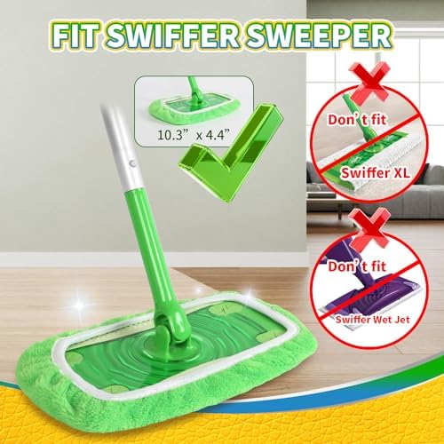 AmaVins Reusable Microfiber Mop Pads Compatible - Image 2