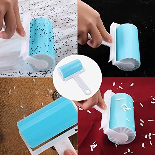 Reusable Travel Lint Roller 3 Pack, Washable Lint Roller Compact Pet Hair - Image 3