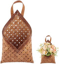 CRASPIRE Vintage Woven Wall Hanging Storage Basket Bamboo Dried Flower Wall Pot by CRASPIRE