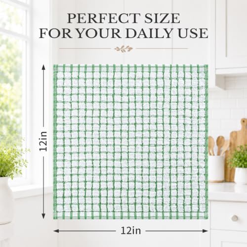 Homaxy 8 Pack Terry Kitchen Dish Cloths - Image 3