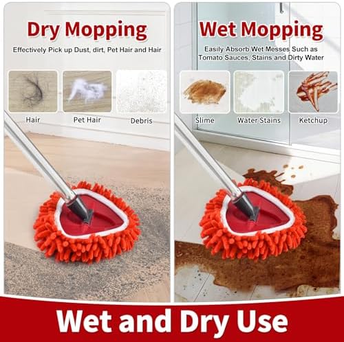 Mop Head Replacement for Ocedar, 3 Pack Mop Heads Refill for Spin Mop - Image 4