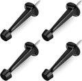 HOMOTEK 4 Pack Heavy Duty Solid Rigid Door Stop by HOMOTEK