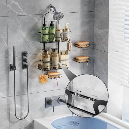DAOYA Shower Organizer, No Drilling Over Shower Head Caddy - Image 5