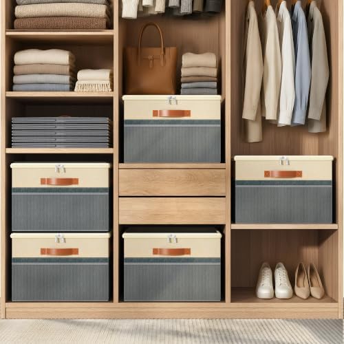 Shoe Organizer for Closet, 2 Pack Foldable Shoe Storage Organizer Box Bin - Image 6