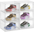 SONGMICS Shoe Boxes Set of 6, Fits Shoes up to US Size 12 by Unknown