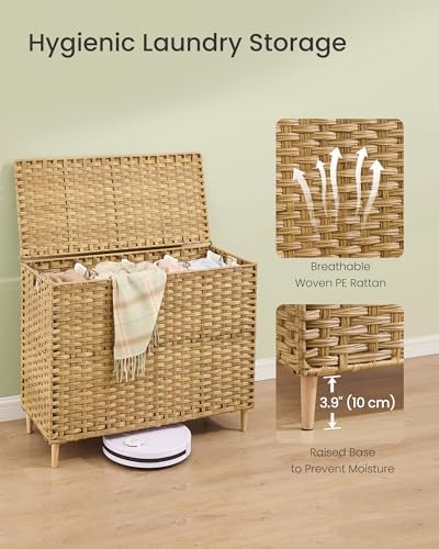 SONGMICS 4-SectionLaundry Hamper - Image 5