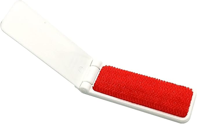 GARASANI 3 Pack Portable and Foldable Plastic Fold Clothing Dust Brush Pet Hair - Image 3