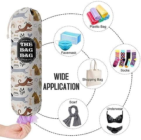 The Bag Bag Grocery Bags Holder Organizer, Wall Mount Plastic Storage Container - Image 4