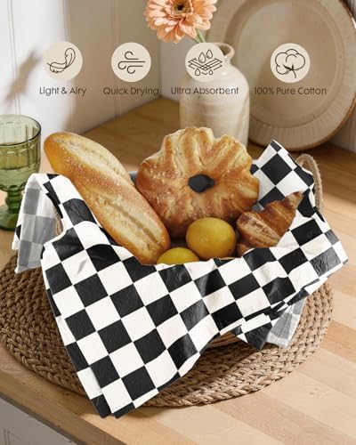 Miss Adola 2 Pack 150GSM Flour Sack Kitchen Towels - Image 2