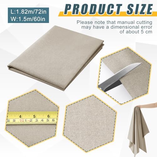 Treela 60 in x 2 Yard Scorch Resistant Fabric Insulated Blend Ironing Scorch - Image 2