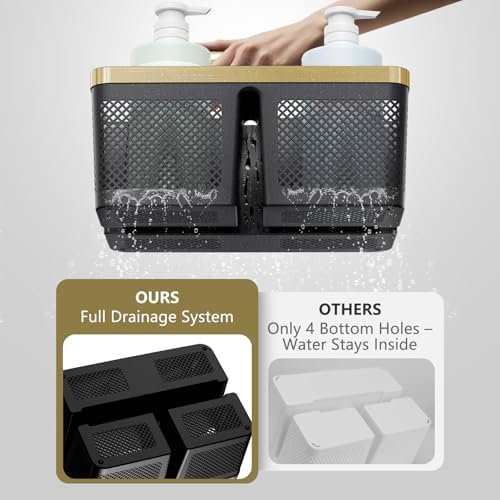 BYUNER Shower Caddy Dorm Men: Plastic Bathroom Caddy Organizer - Image 3
