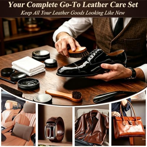Cruzix Leather Shoe Polish Kit- Shoe Shine Gift - Image 2