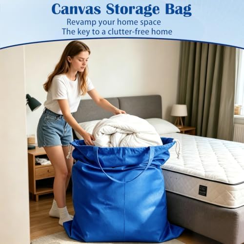 Laundry Bag with Handles & Drawstring Closure, XXL 40"Wx35"H, 1 Pack - Image 6