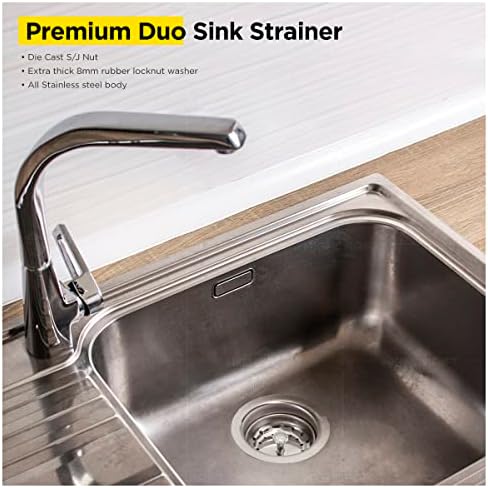 Everflow 7516 Kitchen Sink Stainless Steel Drain Assembly - Image 2