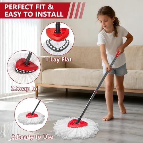 Easywring 1-Tank System, Mop Replacement Heads - Image 3