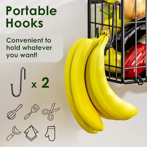 Magnetic Shelf for Fridge, Fruit Basket Magnet Shelves - Image 5