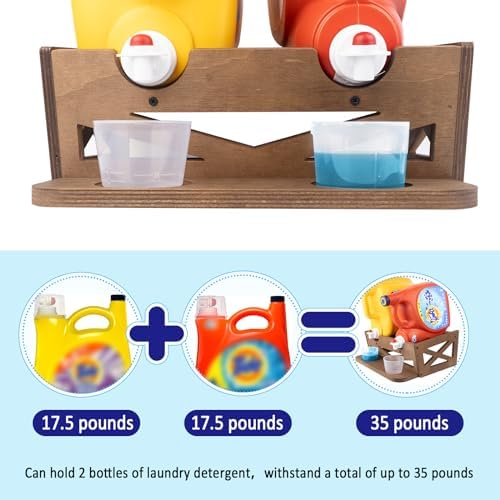 Laundry Detergent Holder, Can Hold 2 Bottles of Laundry Detergent, Holds up to - Image 3