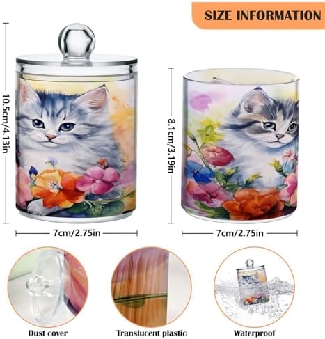 4 Pack Qtip Holder Dispenser - Image 2