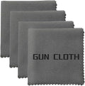 4 Pack Microfiber Gun Cleaning Cloth, Reusable Microsuede Cleaning/Polishing by Miaozhun