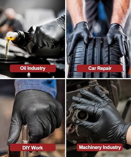 NEOTRIL 8 Mil Heavy Duty Disposable Nitrile Gloves - Image 5
