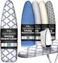 Home Intuition Iron Scorch Resistant Ironing Board Cover and Pad, Standard Size by HomeIntuition